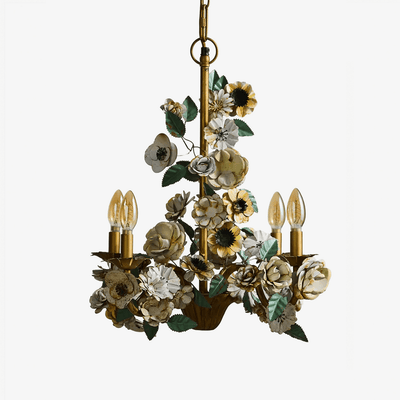 Vintage Floral Chandelier