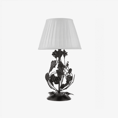 Elarenne Wrought Iron Rose Table Lamp