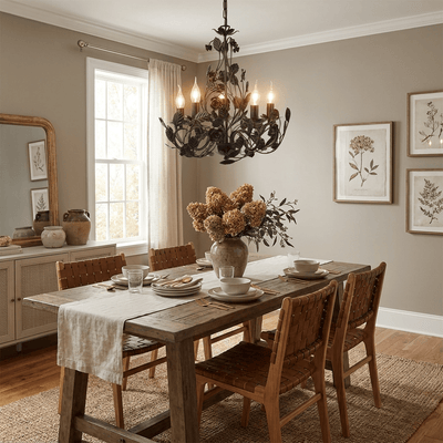 Vireliane Wrought Iron Chandelier