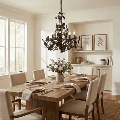 Vireliane Wrought Iron Chandelier