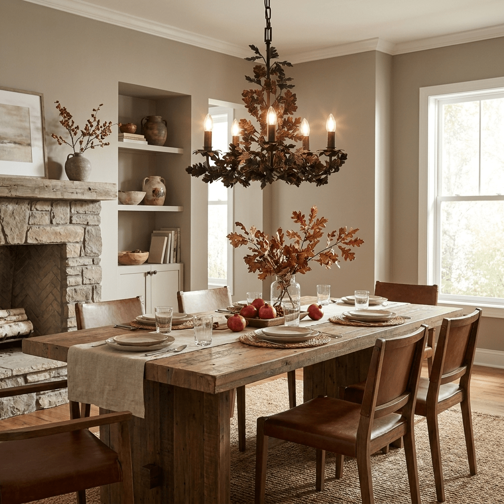 Syleeon Thicket Oak Leaf Chandelier