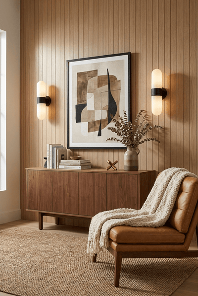 Celisette Capsule Glass Wall Sconce