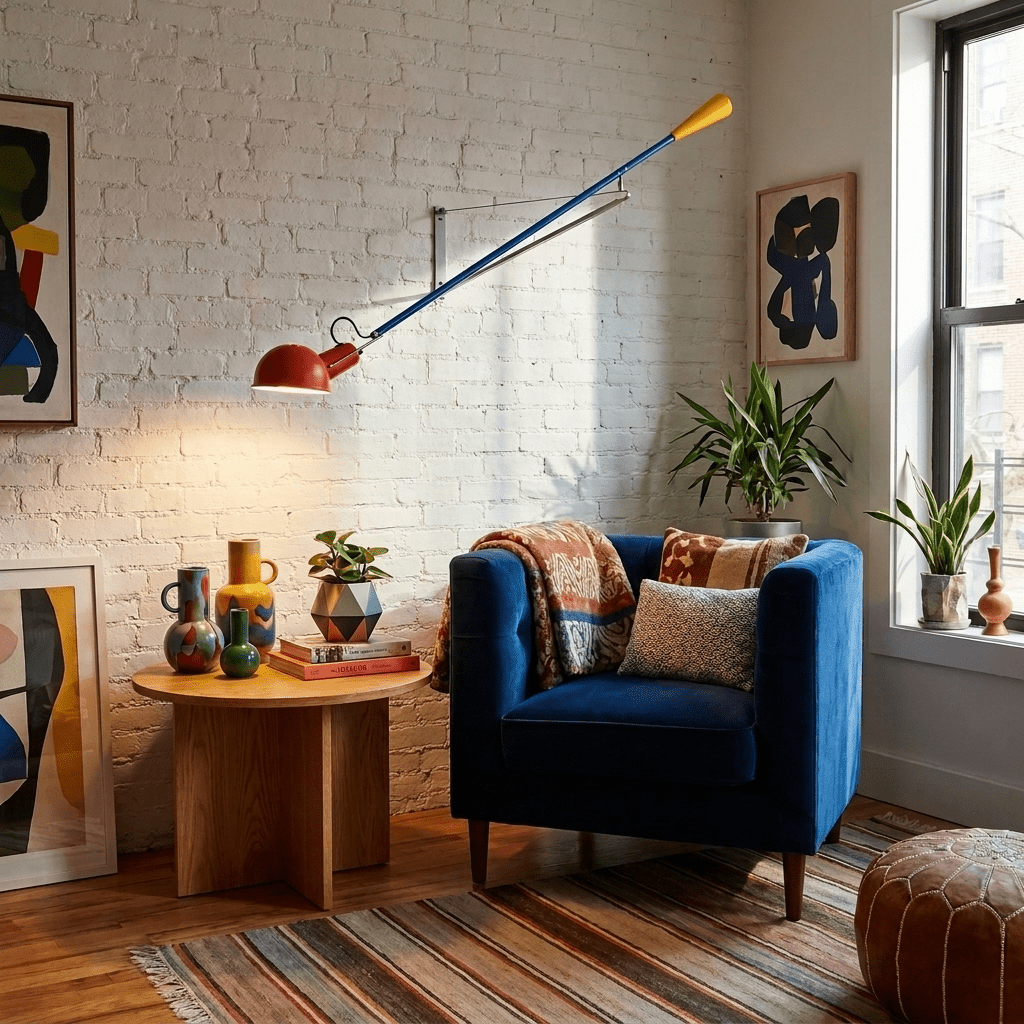 Vellaro Long Swing Arm Wall Lamp
