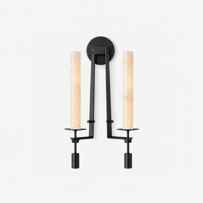 Alabaster Wall Lamp French Classicism