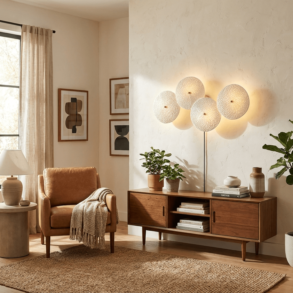 Lotus Petal Plug-in Wall Lamp