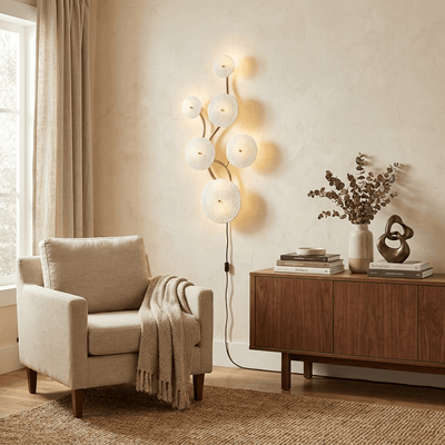 Lotus Petal Plug-in Wall Lamp