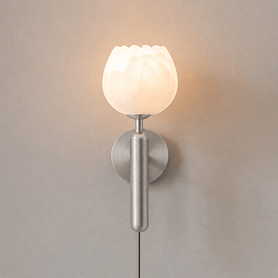 Ysoline Alabaster Plug-in Wall Lamp