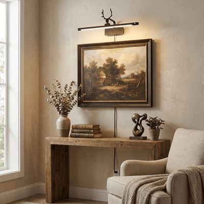 Stag Horn Plug-in Wall Light
