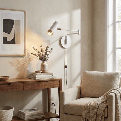 Seloelia Ridge Arm Plug-in Wall Lamp