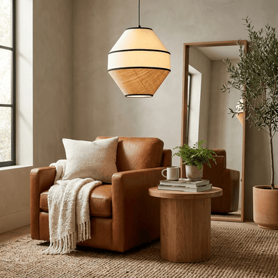 Linen Pendant Light