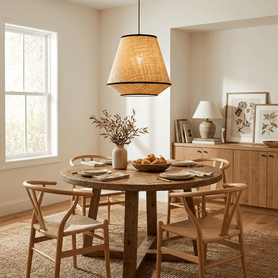 Linen Pendant Light
