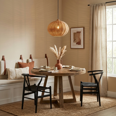 Marleigh Woven Rattan Pendant Lamp