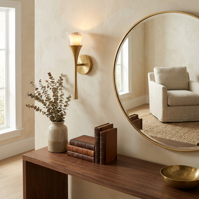 Kestleigh Alabaster Wall Sconce