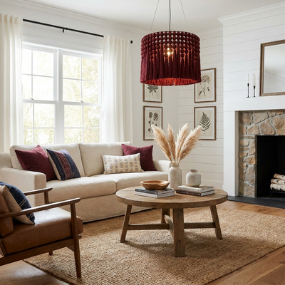 Verleigh Macrame Tassel Pendant Lamp