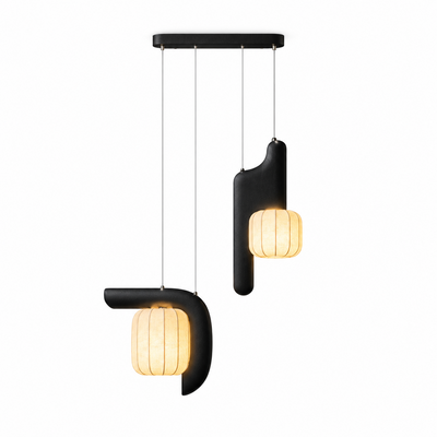 Ulverstone Fluted Paper Pendant Lamp