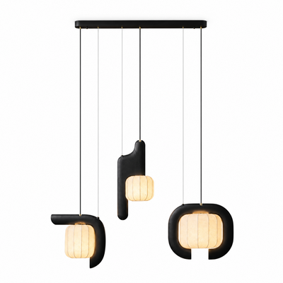 Ulverstone Fluted Paper Pendant Lamp