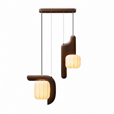 Ulverstone Fluted Paper Pendant Lamp