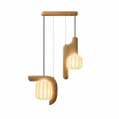 Ulverstone Fluted Paper Pendant Lamp