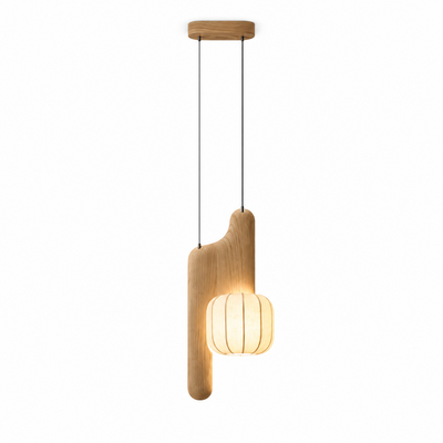 Ulverstone Fluted Paper Pendant Lamp