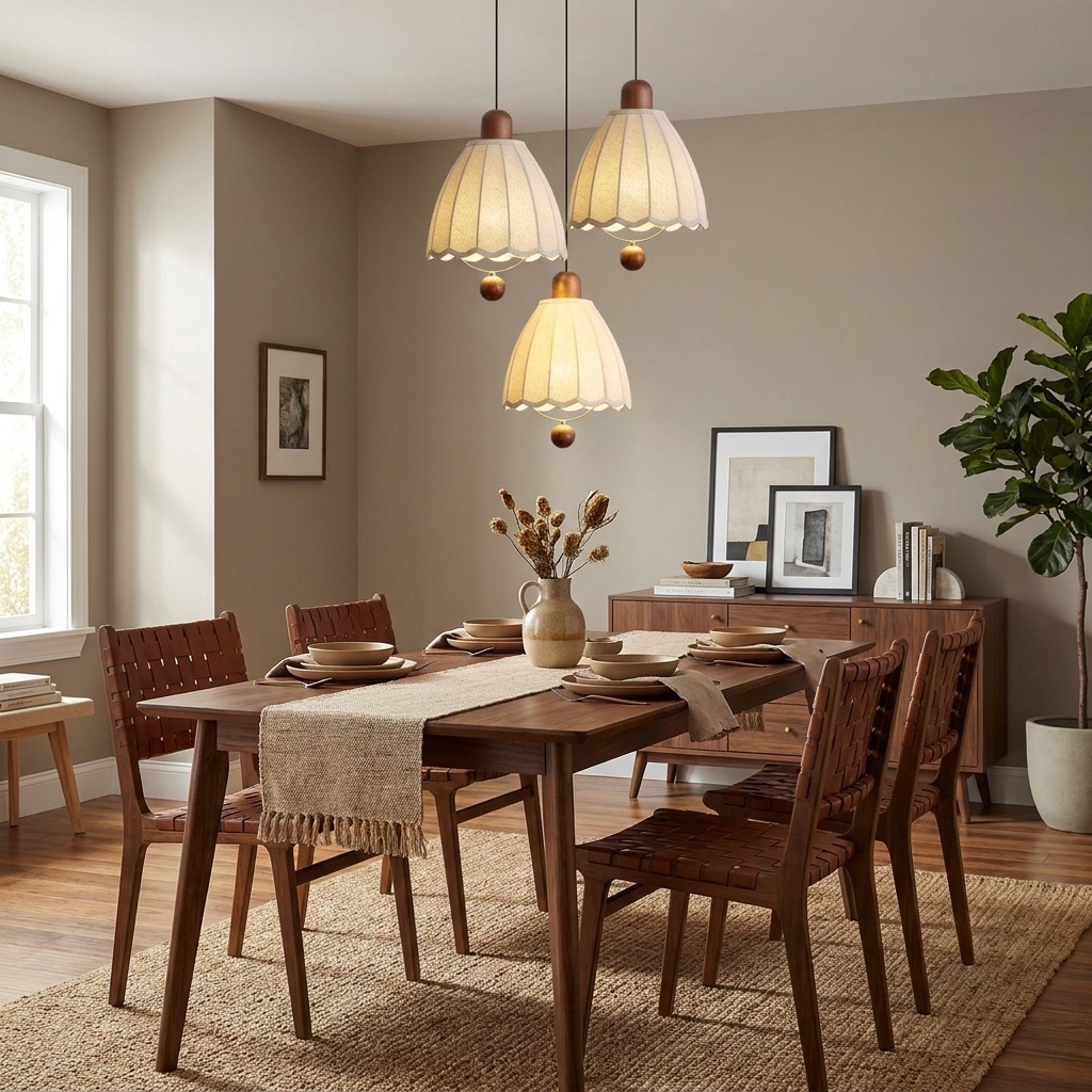 Finscombe Fabric Pendant Lamp