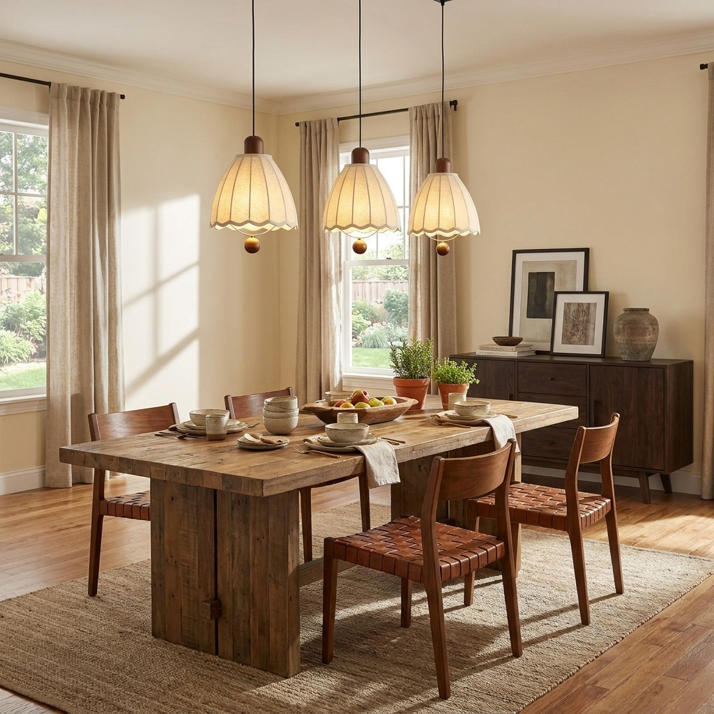 Finscombe Fabric Pendant Lamp