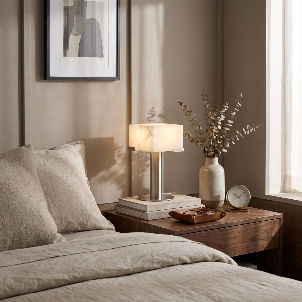Valenstone Alabaster Table Lamp
