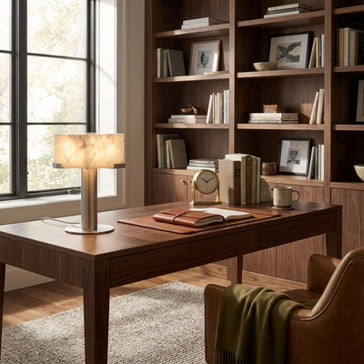 Valenstone Alabaster Table Lamp