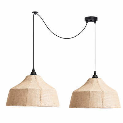 Kirkhurst Woven Fiber Pendant Lamp