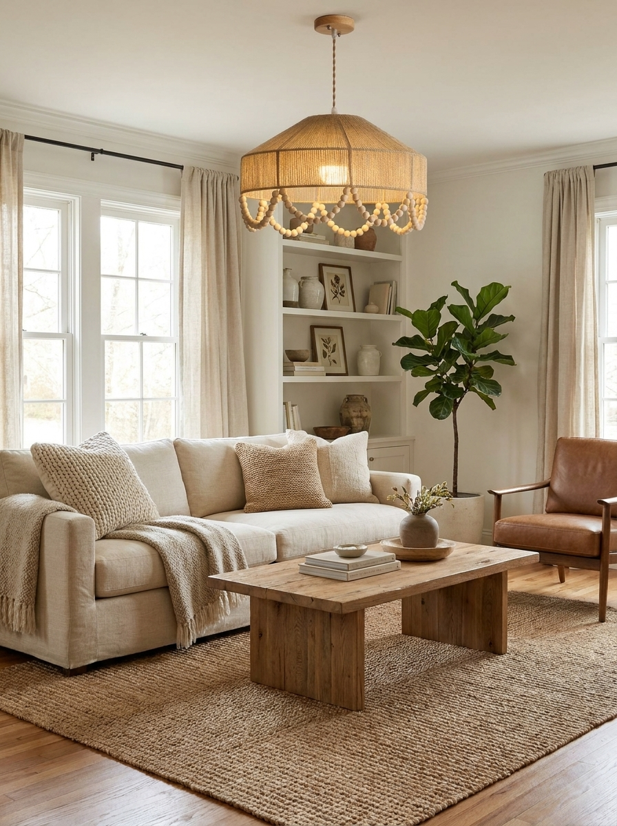 Southvale1 Hemp Rope Pendant Lamp