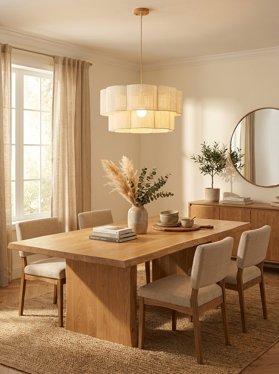 Jensoncombe Cotton Cord Pendant Lamp