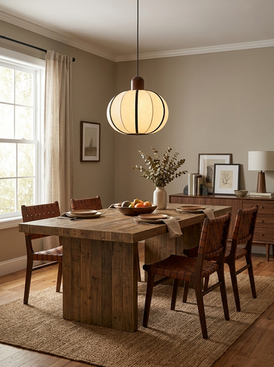 Bellford Fabric Pendant Lamp