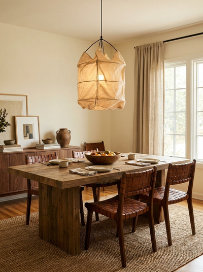 Southvale2 Fabric Cage Pendant Lamp