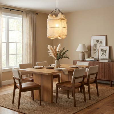 Southvale2 Fabric Cage Pendant Lamp