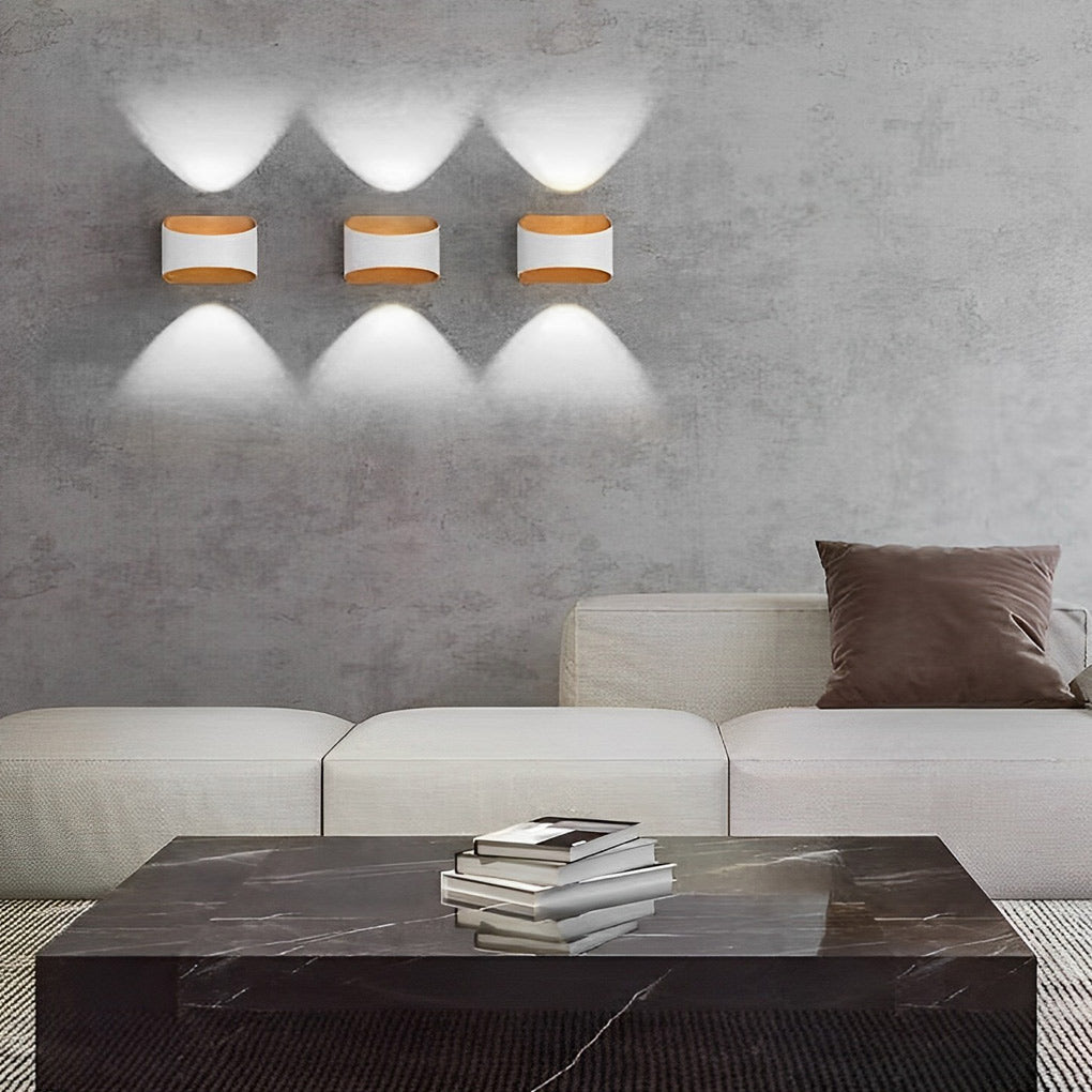 Audey Unique LED Modern Aluminum Outdoor Wall Lights