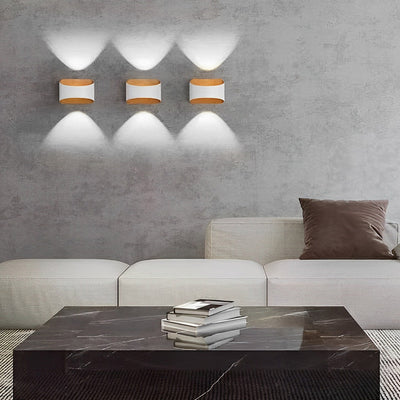 Audey Unique LED Modern Aluminum Outdoor Wall Lights