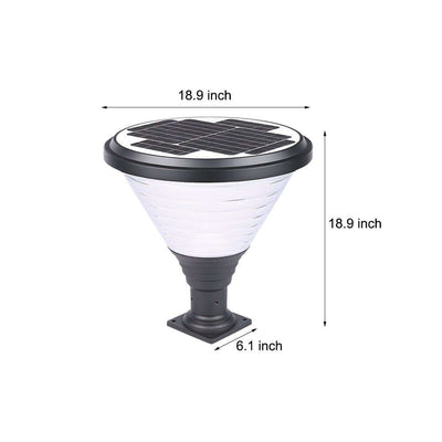 Prospery Round Pier Aluminum Outdoor Post Light