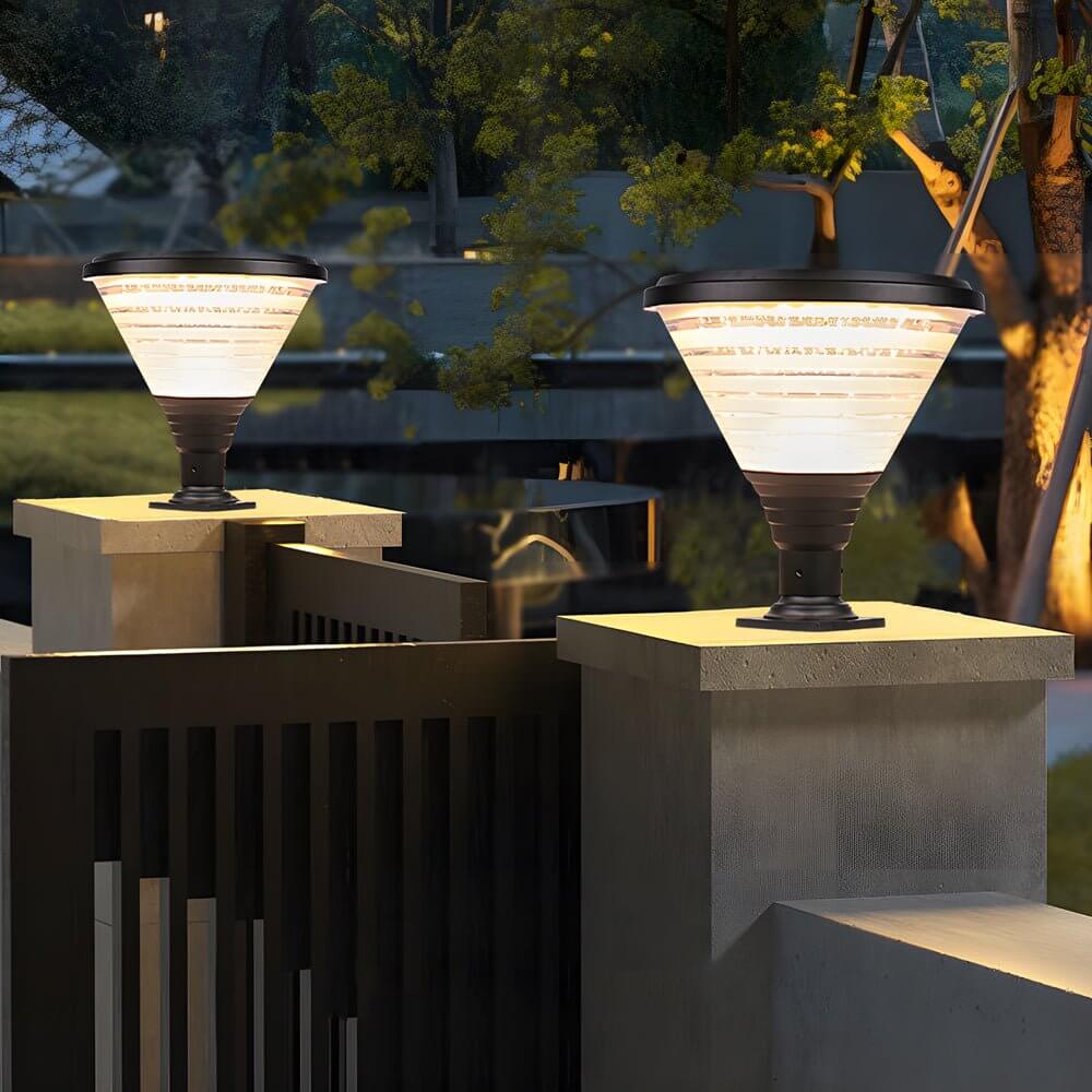 Prospery Round Pier Aluminum Outdoor Post Light