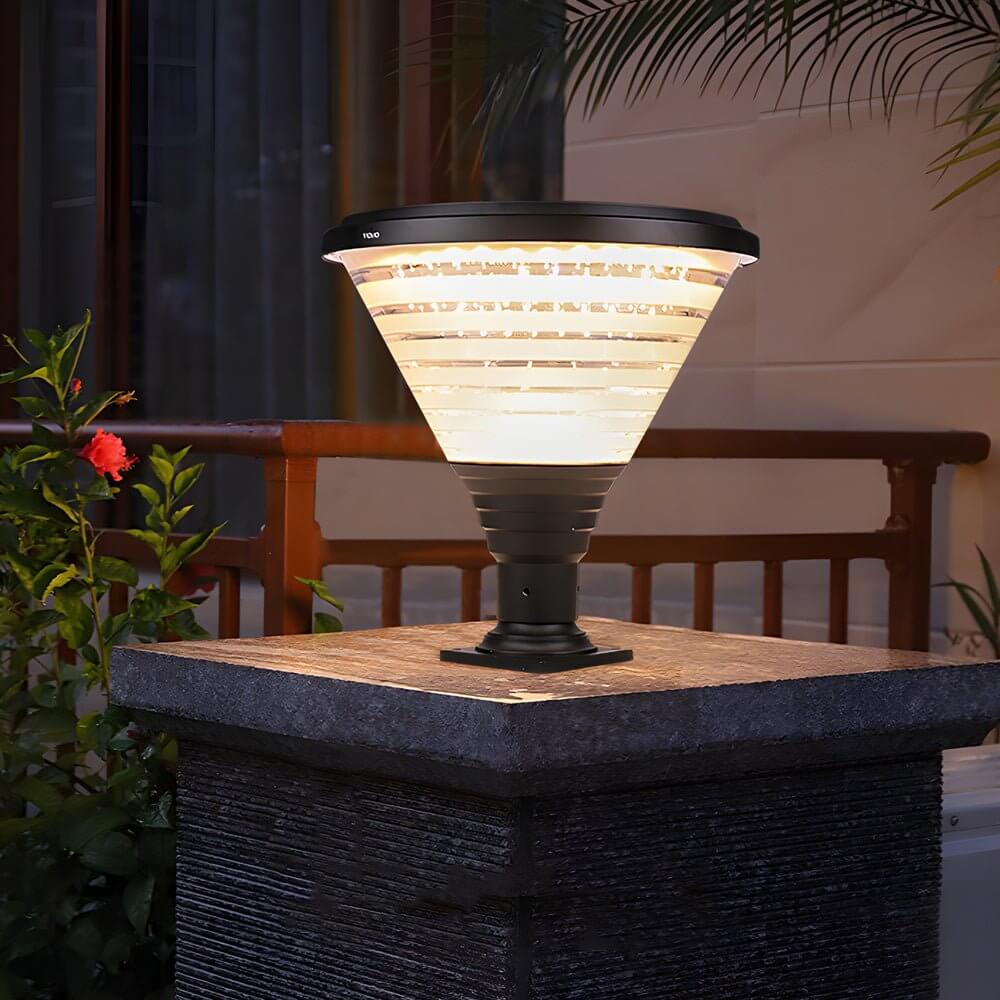 Prospery Round Pier Aluminum Outdoor Post Light