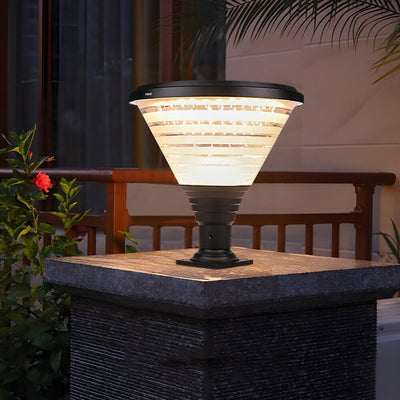 Prospery Round Pier Aluminum Outdoor Post Light