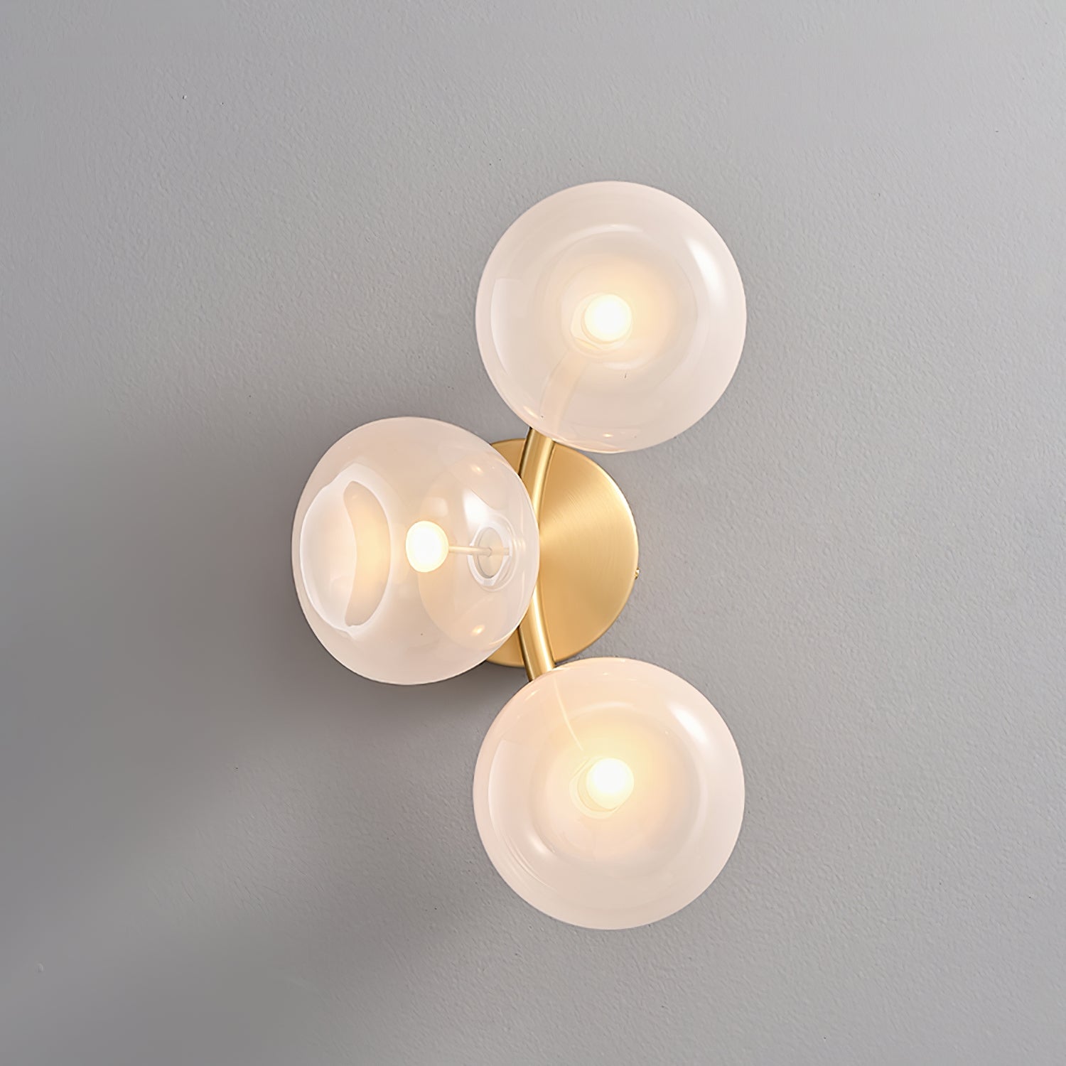 Velarina Wall Lamp Vine Nordic Art Glass Metal