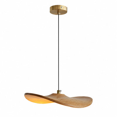 Lowenstone Wood Blade Chandelier