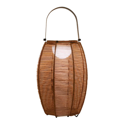 Thora LED Portable Modern Rattan Outdoor Floor Lamp