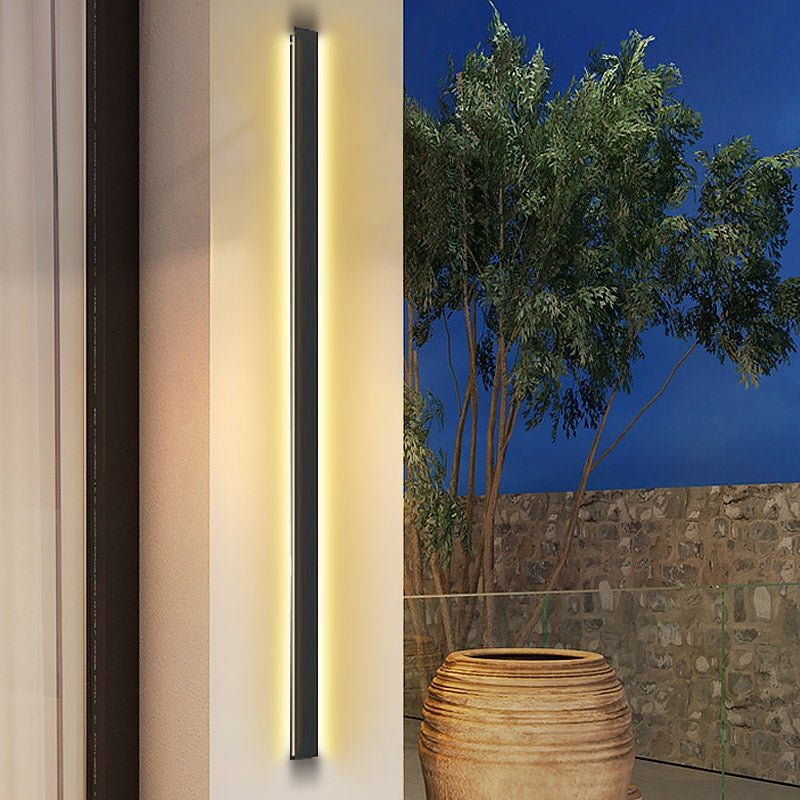 Neal Long LED Linear Modern Iron Outdoor Wall Light