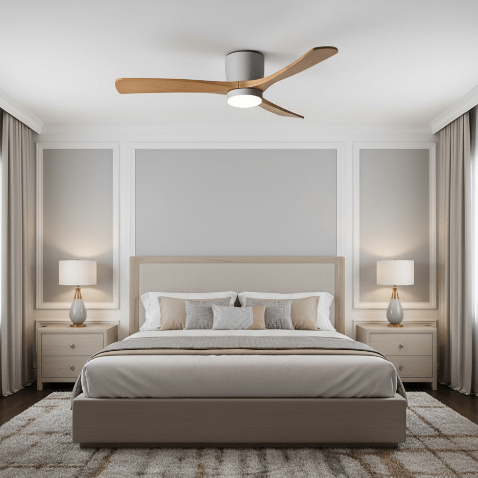 Dovervale Wooden Ceiling Fan Light
