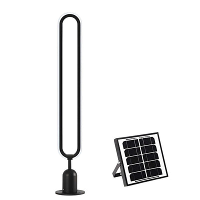 Interete Sleek Oval Ring LED Modern Aluminum Outdoor Lights