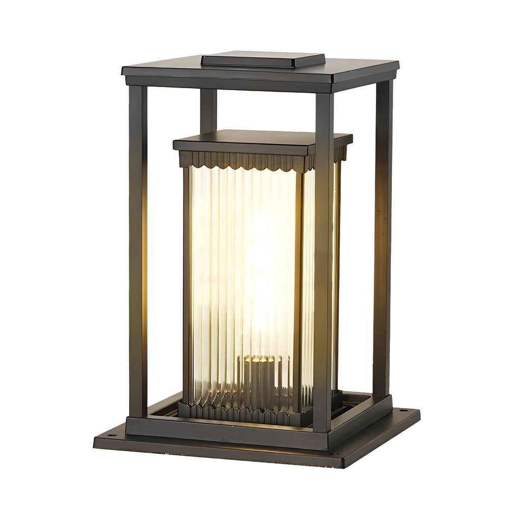Hadley Lawn Ribbed Aluminum Outdoor Pathway Lights