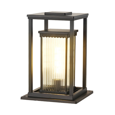 Hadley Lawn Ribbed Aluminum Outdoor Pathway Lights