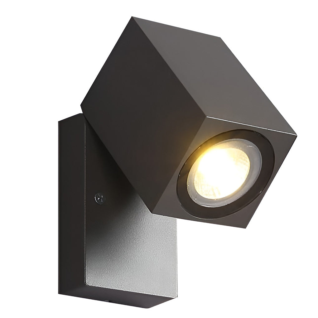 Constnt Square Sensor LED Aluminum Outdoor Wall Spot Lights