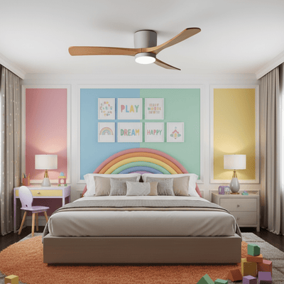 Dovervale Wooden Ceiling Fan Light