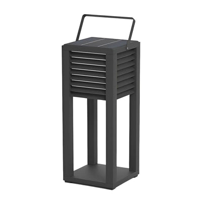 Kirstyn Square LED Modern Portable Steel Outdoor Lawn Light